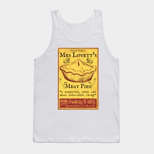 Mrs Lovett's Meat Pies - Sweeney Todd Musical Tank Top